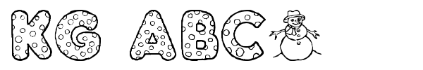 KG ABCs font preview